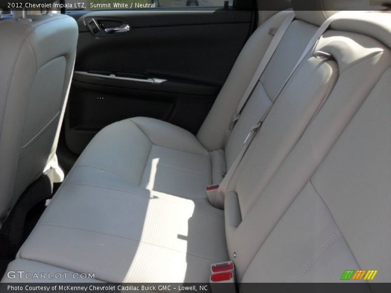 Summit White / Neutral 2012 Chevrolet Impala LTZ