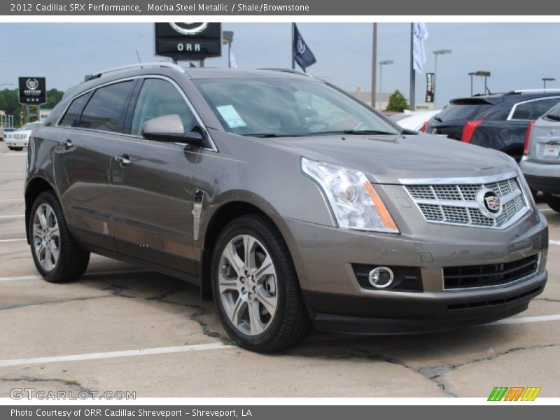 Mocha Steel Metallic / Shale/Brownstone 2012 Cadillac SRX Performance