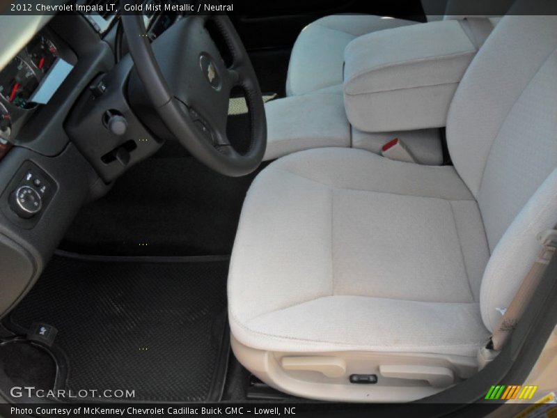 Gold Mist Metallic / Neutral 2012 Chevrolet Impala LT