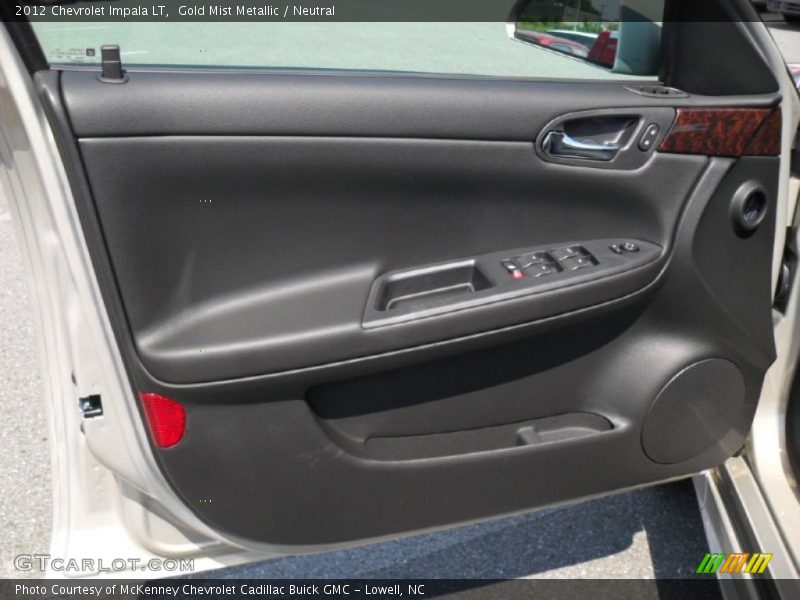 Gold Mist Metallic / Neutral 2012 Chevrolet Impala LT