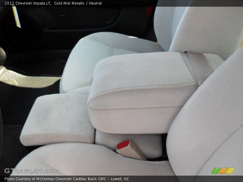Gold Mist Metallic / Neutral 2012 Chevrolet Impala LT