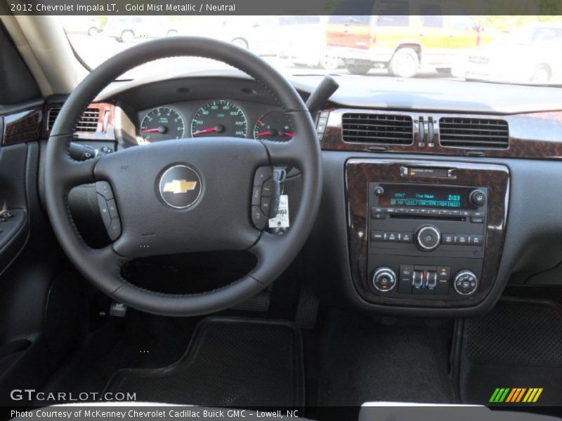 Gold Mist Metallic / Neutral 2012 Chevrolet Impala LT