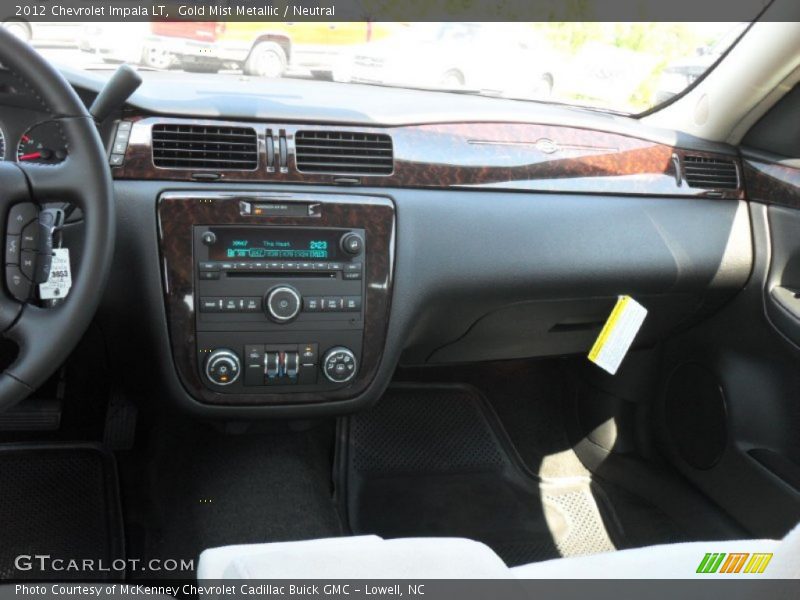 Gold Mist Metallic / Neutral 2012 Chevrolet Impala LT