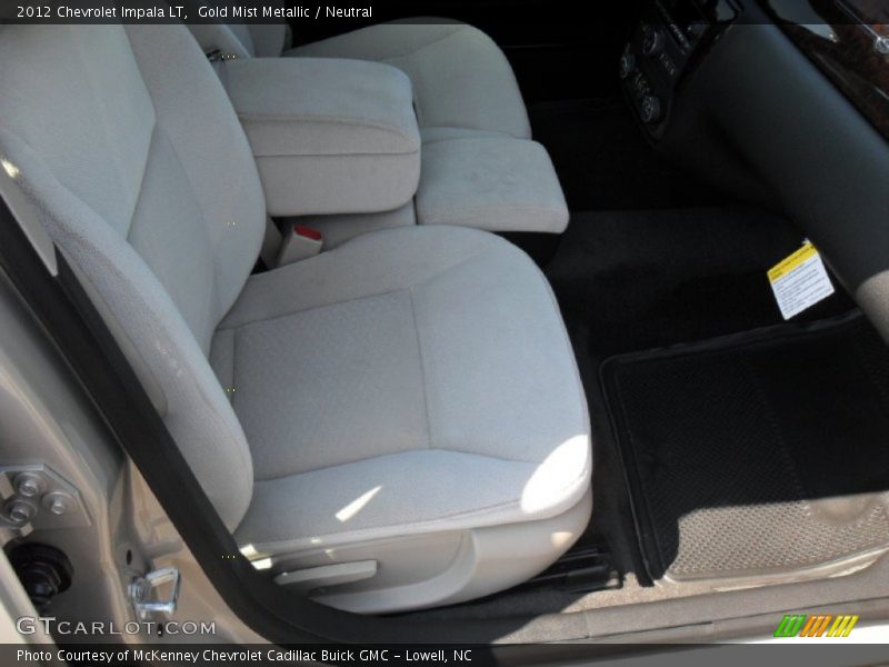 Gold Mist Metallic / Neutral 2012 Chevrolet Impala LT