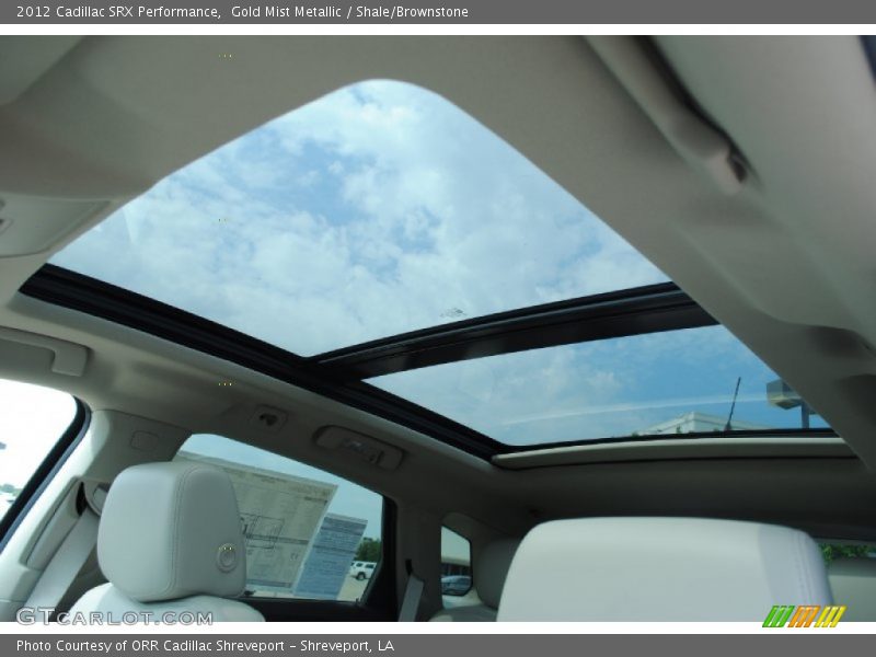 Sunroof of 2012 SRX Performance