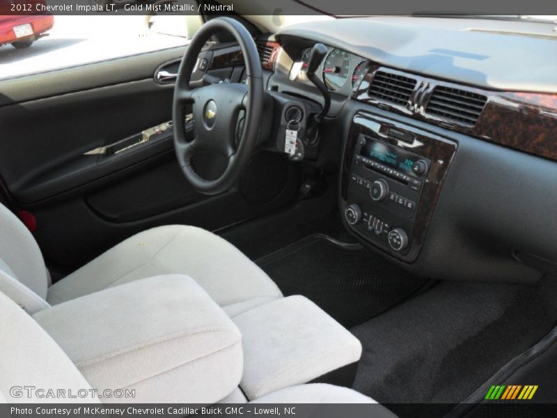 Gold Mist Metallic / Neutral 2012 Chevrolet Impala LT
