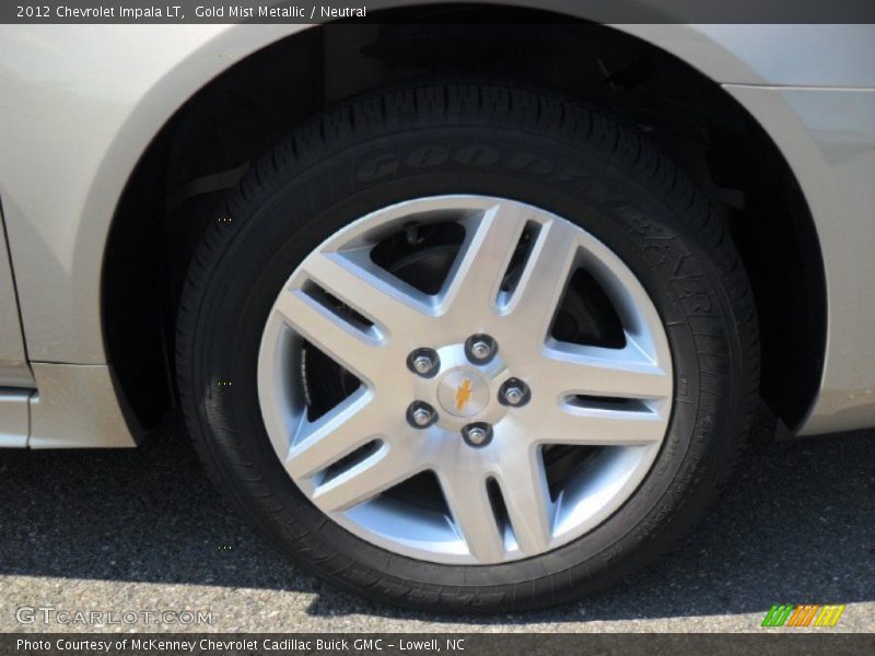 Gold Mist Metallic / Neutral 2012 Chevrolet Impala LT