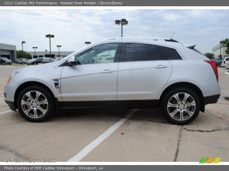  2012 SRX Performance Radiant Silver Metallic