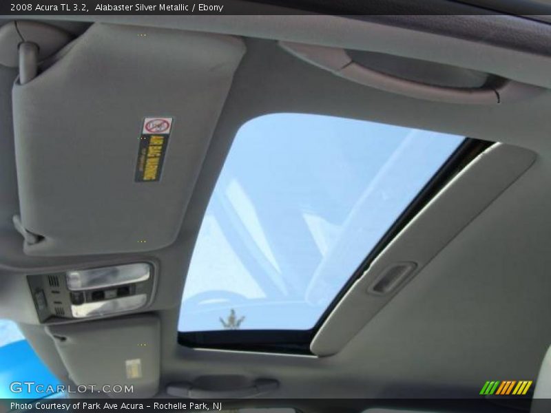 Alabaster Silver Metallic / Ebony 2008 Acura TL 3.2
