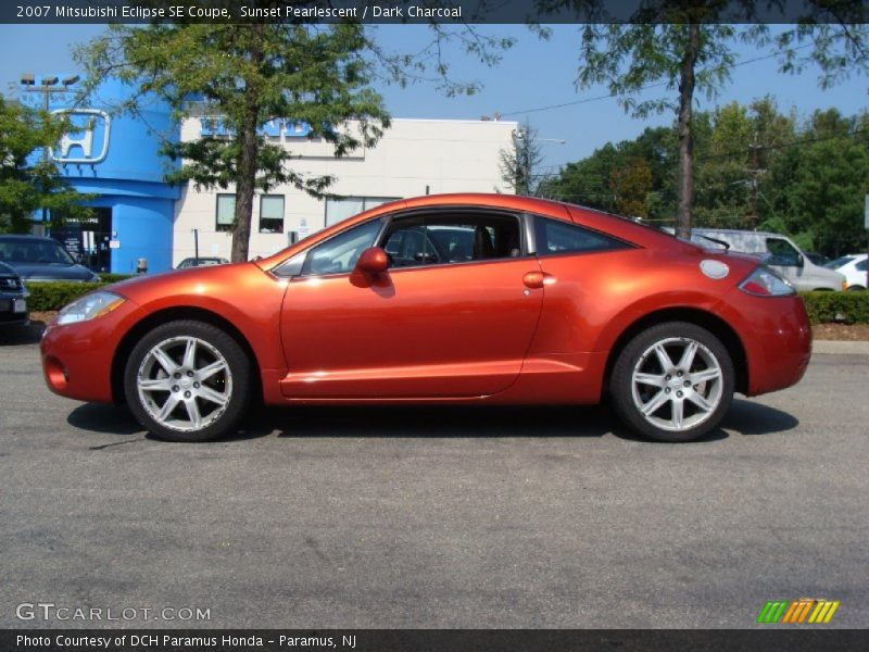 Sunset Pearlescent / Dark Charcoal 2007 Mitsubishi Eclipse SE Coupe