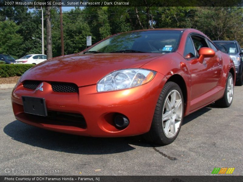 Sunset Pearlescent / Dark Charcoal 2007 Mitsubishi Eclipse SE Coupe