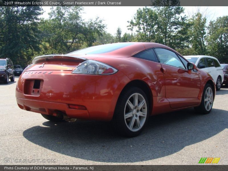 Sunset Pearlescent / Dark Charcoal 2007 Mitsubishi Eclipse SE Coupe