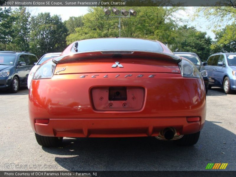 Sunset Pearlescent / Dark Charcoal 2007 Mitsubishi Eclipse SE Coupe