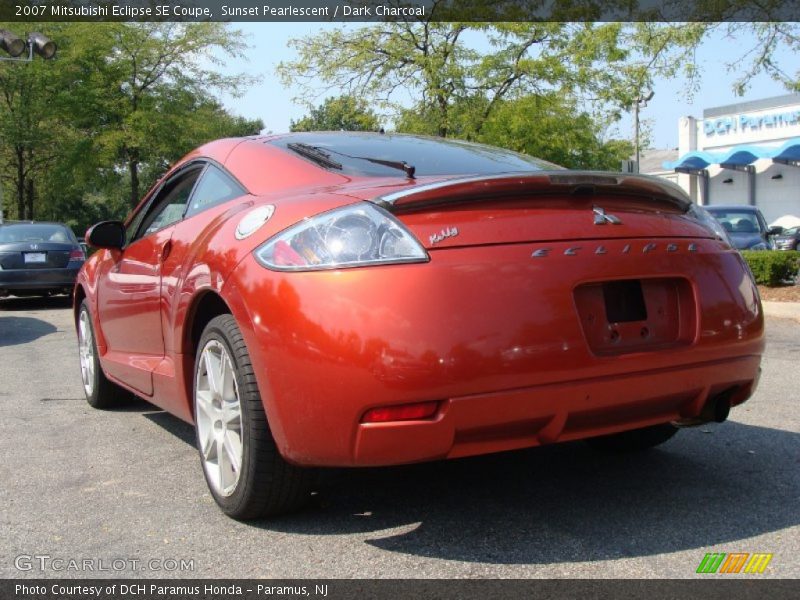 Sunset Pearlescent / Dark Charcoal 2007 Mitsubishi Eclipse SE Coupe