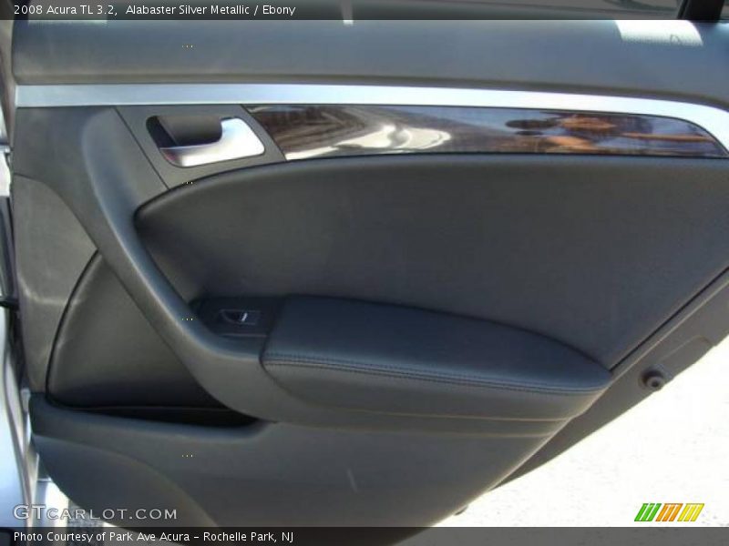 Alabaster Silver Metallic / Ebony 2008 Acura TL 3.2