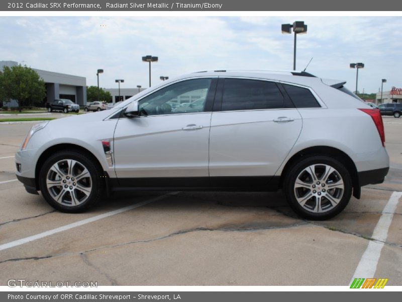 Radiant Silver Metallic / Titanium/Ebony 2012 Cadillac SRX Performance