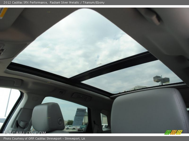 Sunroof of 2012 SRX Performance