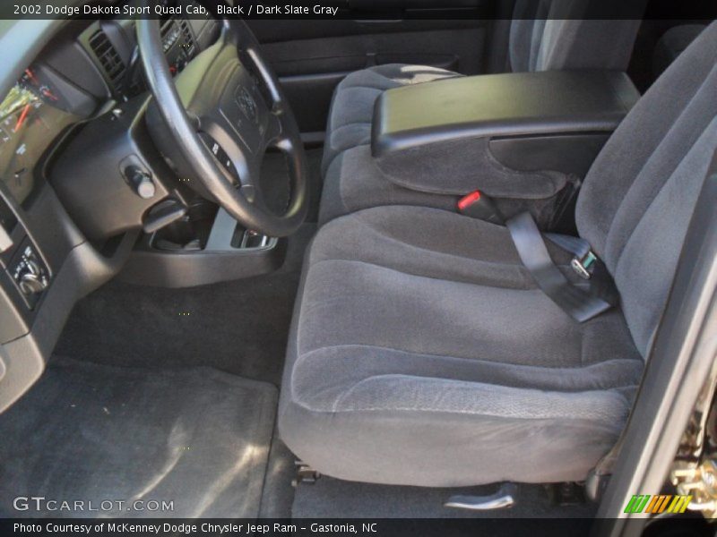  2002 Dakota Sport Quad Cab Dark Slate Gray Interior