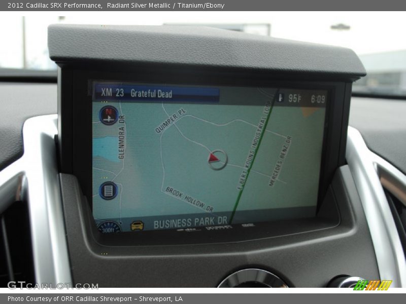 Navigation of 2012 SRX Performance