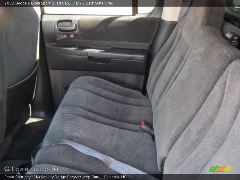 Black / Dark Slate Gray 2002 Dodge Dakota Sport Quad Cab