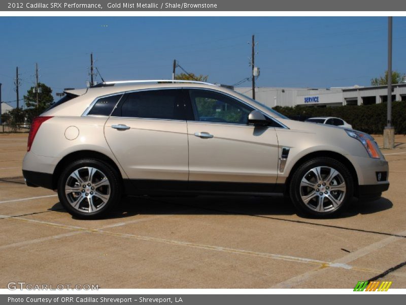  2012 SRX Performance Gold Mist Metallic