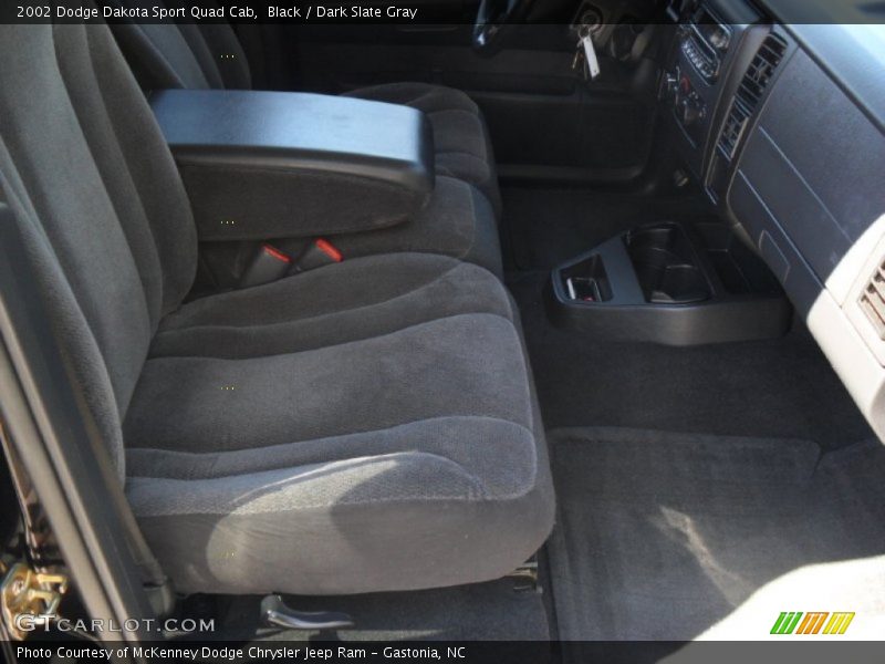 Black / Dark Slate Gray 2002 Dodge Dakota Sport Quad Cab