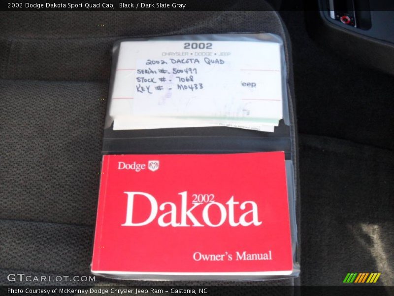 Books/Manuals of 2002 Dakota Sport Quad Cab