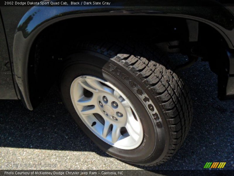 Black / Dark Slate Gray 2002 Dodge Dakota Sport Quad Cab