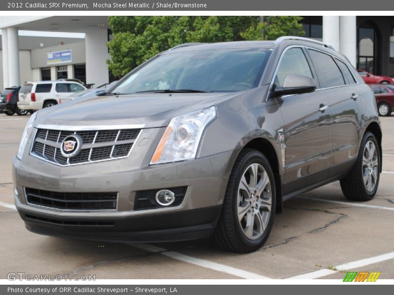 Mocha Steel Metallic / Shale/Brownstone 2012 Cadillac SRX Premium