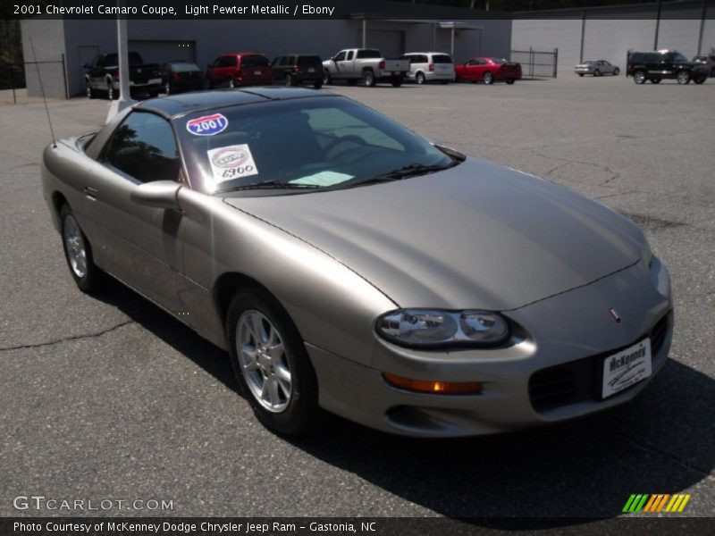 Light Pewter Metallic / Ebony 2001 Chevrolet Camaro Coupe