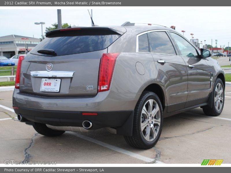 Mocha Steel Metallic / Shale/Brownstone 2012 Cadillac SRX Premium