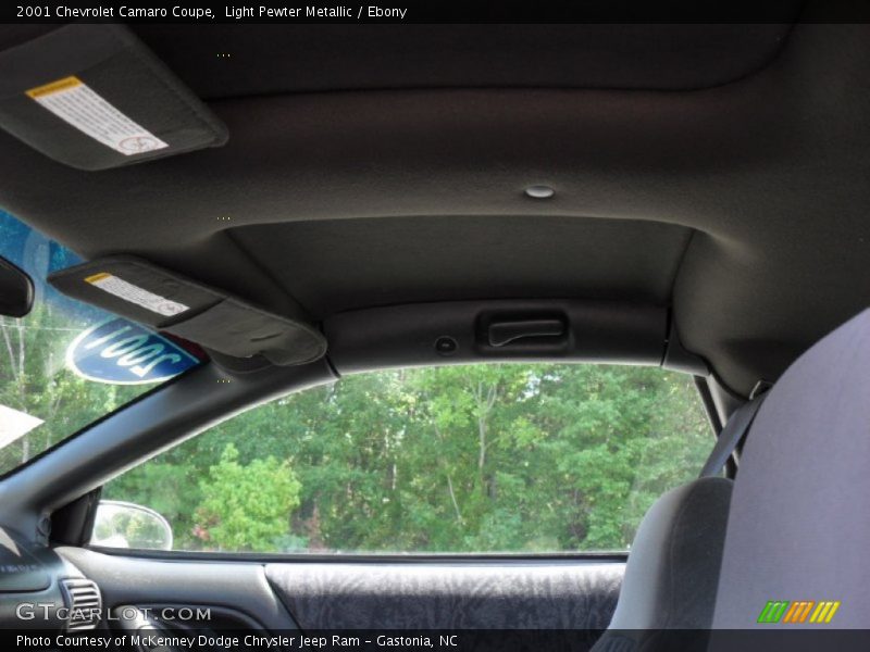 Light Pewter Metallic / Ebony 2001 Chevrolet Camaro Coupe