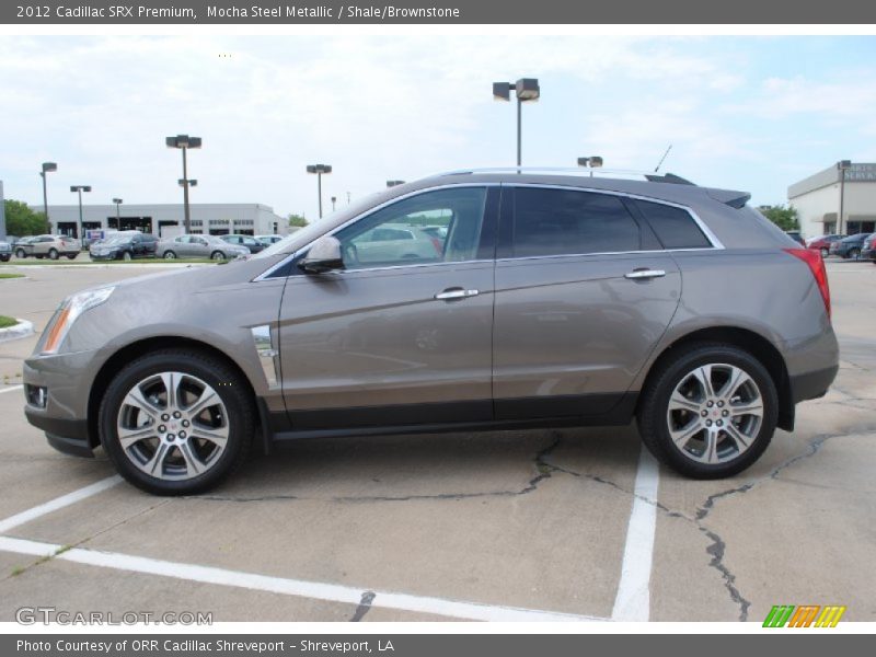 Mocha Steel Metallic / Shale/Brownstone 2012 Cadillac SRX Premium