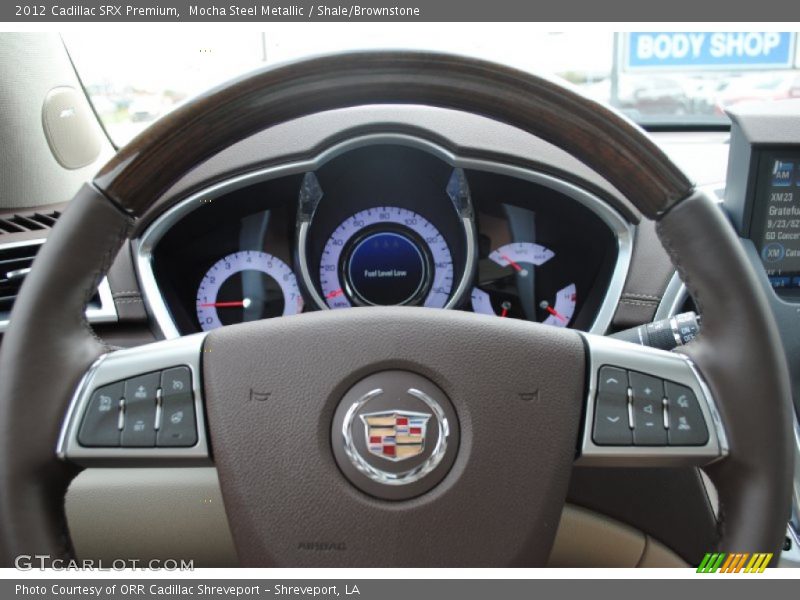 Mocha Steel Metallic / Shale/Brownstone 2012 Cadillac SRX Premium