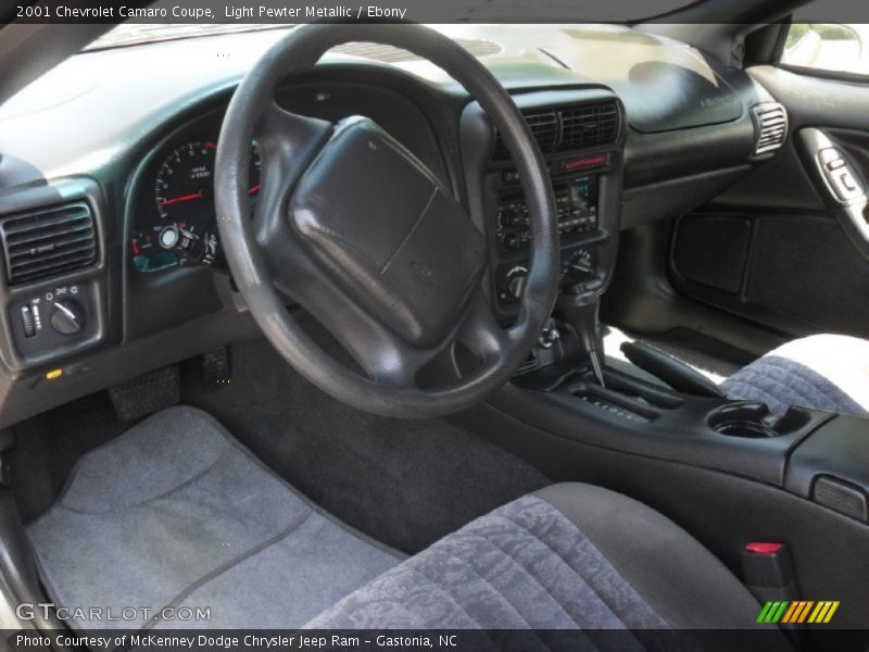 Ebony Interior - 2001 Camaro Coupe 