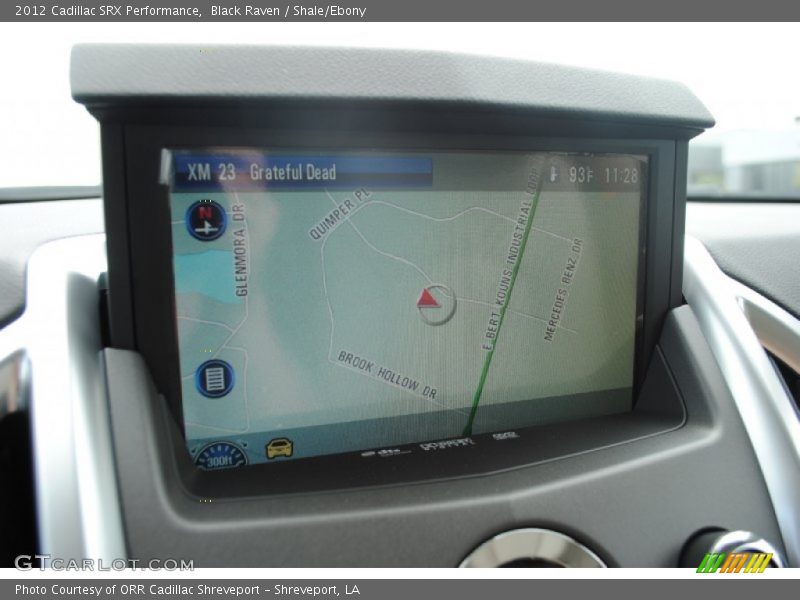 Navigation of 2012 SRX Performance