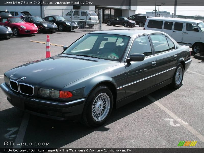 Anthracite Metallic / Grey 1999 BMW 7 Series 740iL Sedan