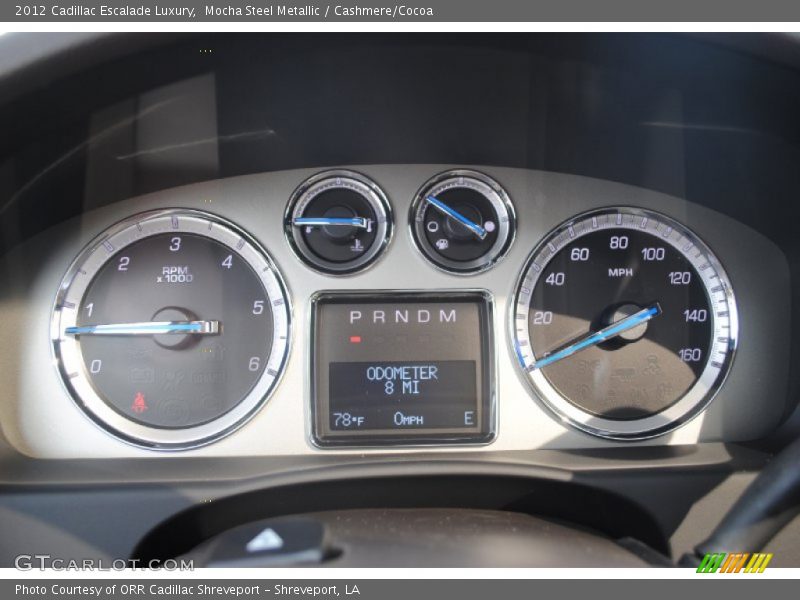 Mocha Steel Metallic / Cashmere/Cocoa 2012 Cadillac Escalade Luxury