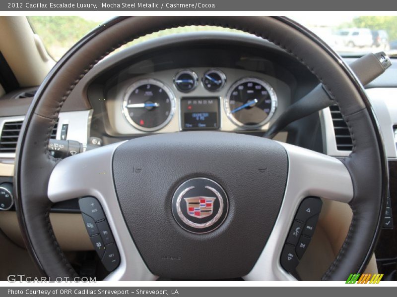 Mocha Steel Metallic / Cashmere/Cocoa 2012 Cadillac Escalade Luxury