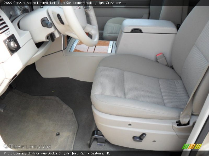  2009 Aspen Limited 4x4 Light Graystone Interior