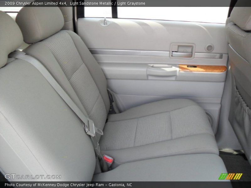  2009 Aspen Limited 4x4 Light Graystone Interior