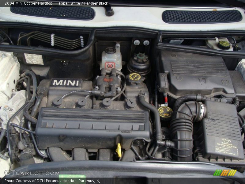 Pepper White / Panther Black 2004 Mini Cooper Hardtop