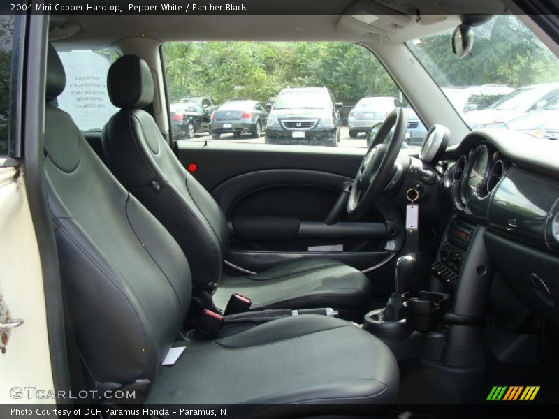 Pepper White / Panther Black 2004 Mini Cooper Hardtop