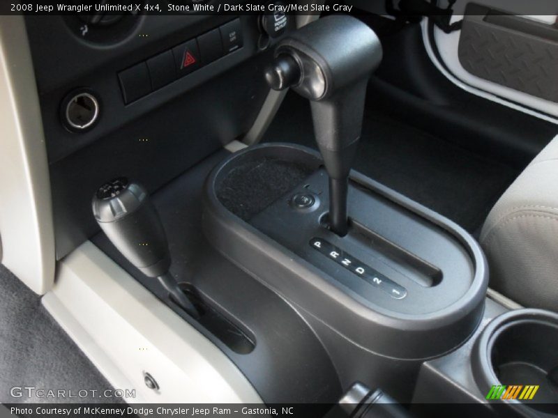 Stone White / Dark Slate Gray/Med Slate Gray 2008 Jeep Wrangler Unlimited X 4x4