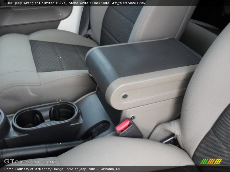 Stone White / Dark Slate Gray/Med Slate Gray 2008 Jeep Wrangler Unlimited X 4x4