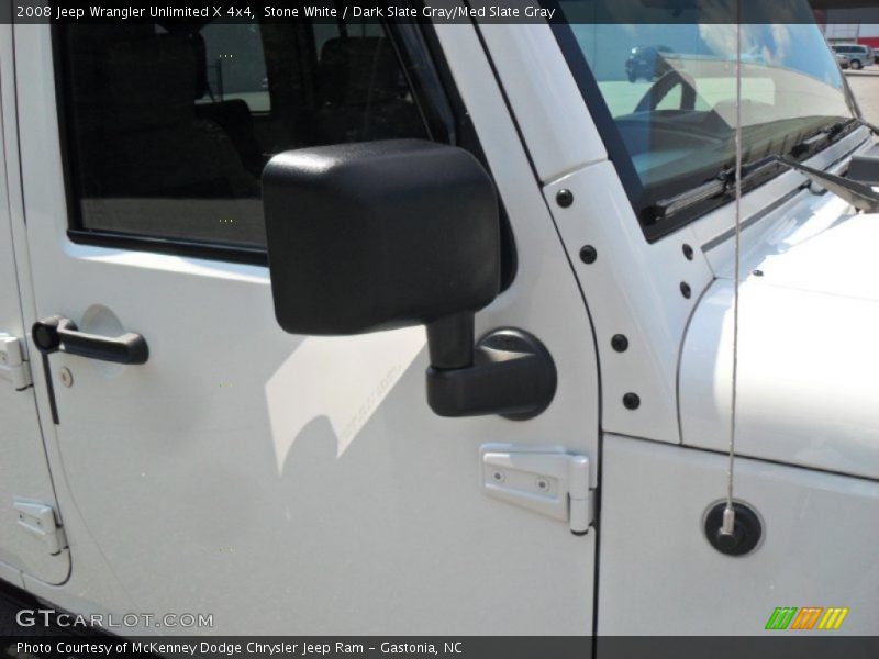 Stone White / Dark Slate Gray/Med Slate Gray 2008 Jeep Wrangler Unlimited X 4x4