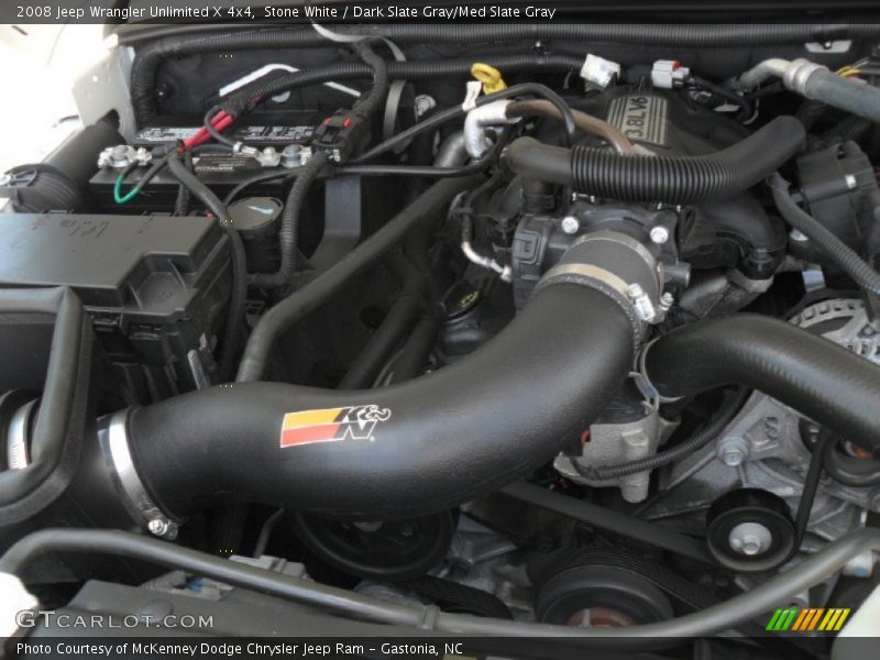 Stone White / Dark Slate Gray/Med Slate Gray 2008 Jeep Wrangler Unlimited X 4x4