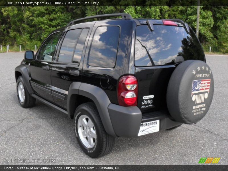 Black / Medium Slate Gray 2006 Jeep Liberty Sport 4x4