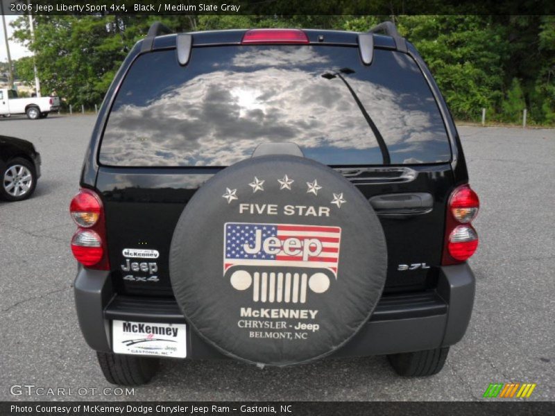 Black / Medium Slate Gray 2006 Jeep Liberty Sport 4x4