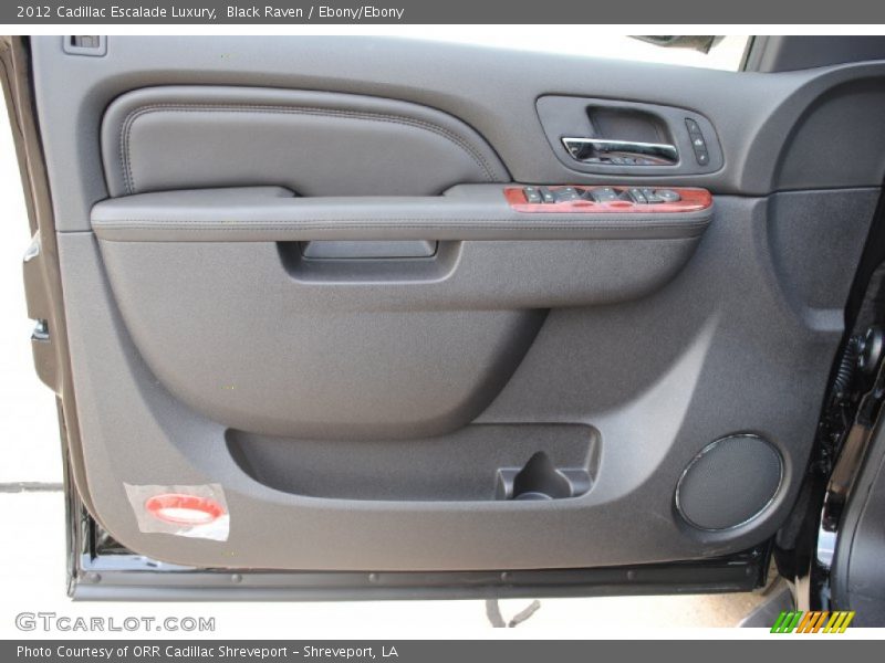 Black Raven / Ebony/Ebony 2012 Cadillac Escalade Luxury